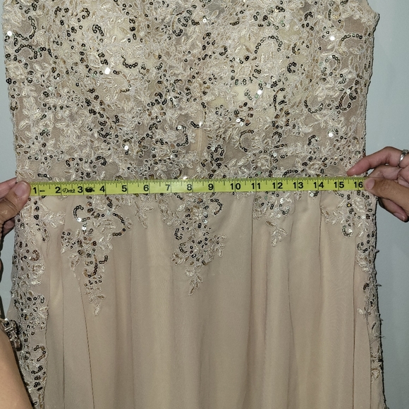 Champagne formal gown - Picture 5 of 5